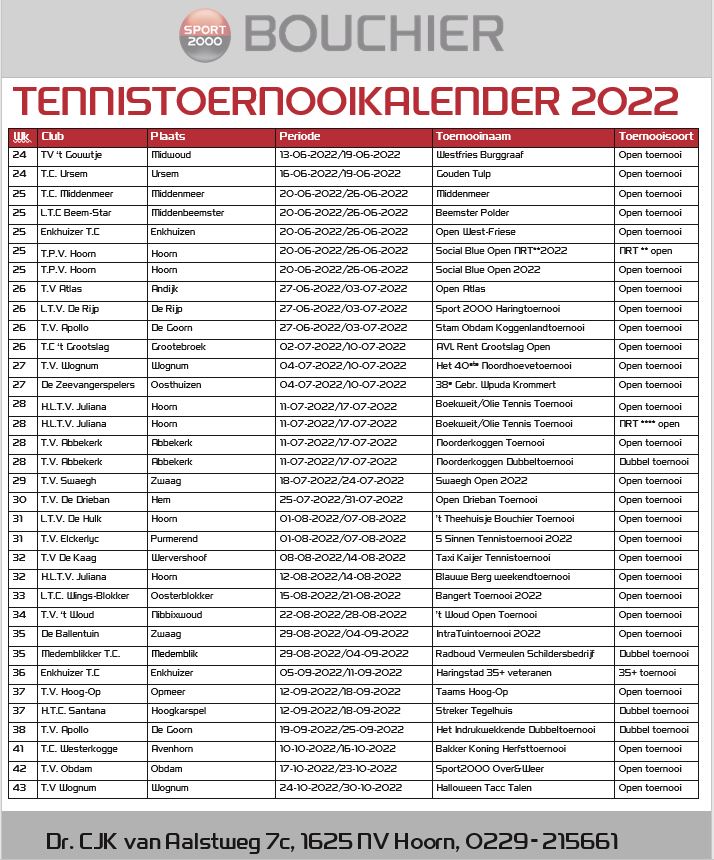 Toernooikalender2022  