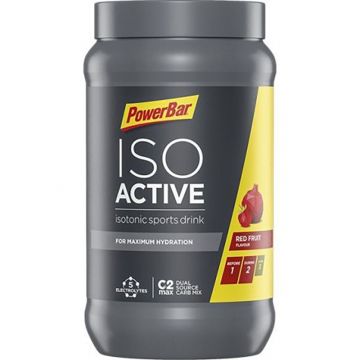 Powerbar poeder Isoactive 600Gr Red Fruit Flavour