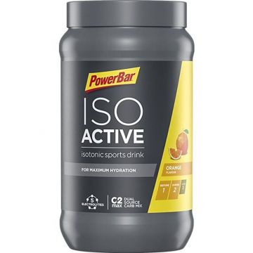 Powerbar poeder Isoactive 600Gr Orange