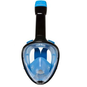 Atlantis senior snokelmasker Black/Blue L/XL