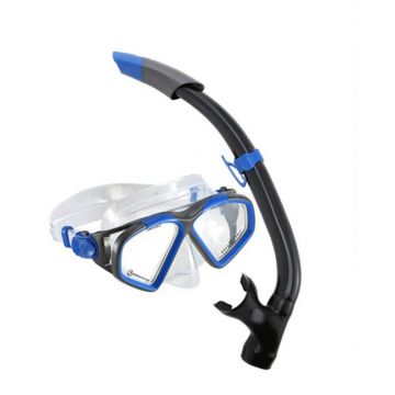 Hawkeye Sr Snorkelset Combo - Blauw