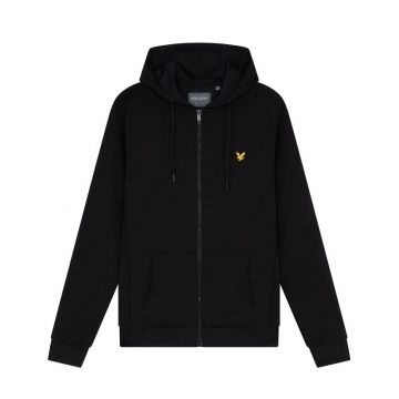 Lyle&Scott Heren vest met volledige ritssluiting - Z865 Jet Black