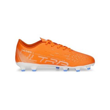 Puma JR voetbalschoen ULTRA PLAY FG/AG - 001 ULTRA ORANGE-PUMA WHITE-BL