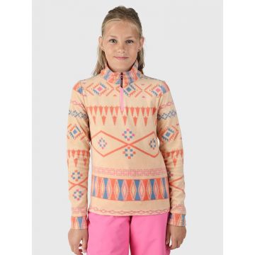 Brunotti Meisjes Pully Fleece Mismy-AO - 1008 Canvas