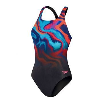 Speedo Dames Badpak ECO+ DIG PLACEM MEDALIST - 15729 BlaPin