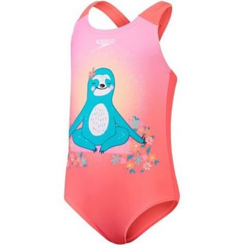 Speedo Meisjes Badpak Printed Digital - 15833 PinBlu