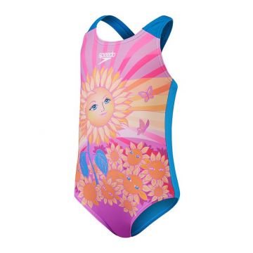 Speedo Meisjes Badpak DIG PRINTED - 15834 PurOra