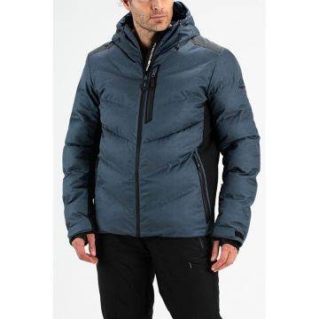 Falcon Heren Ski Jas Greyham - G070 dark grey melange