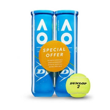 Dunlop AUSTRALIAN OPEN 2x4 PET SHRINK WRAP